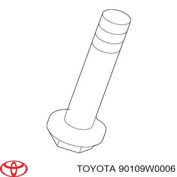 Болт вихлопної системи (глушника) Toyota 90109W0006 ціна, від 3.17 USD
