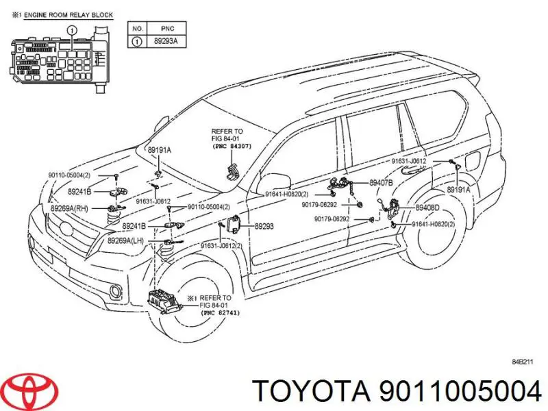 Купити 9011005004 Toyota Циліндр-актуатор задньої підвіски