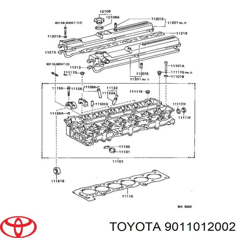  9011012002 Toyota