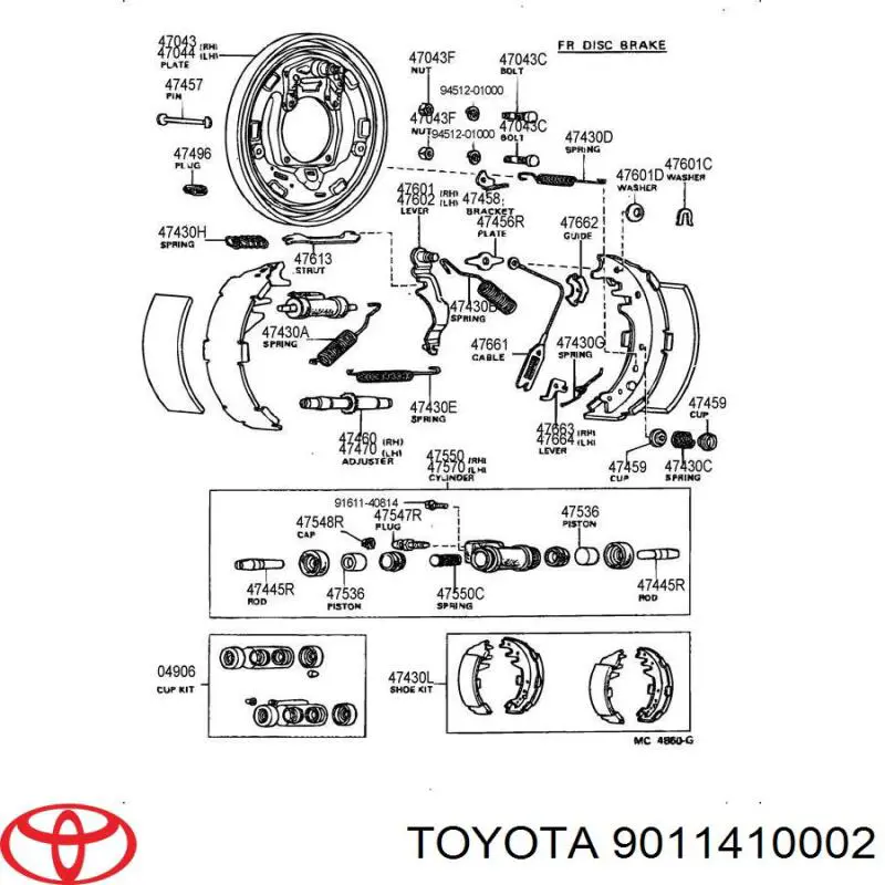  Toyota 9011410002 ціна, від 3.94 USD