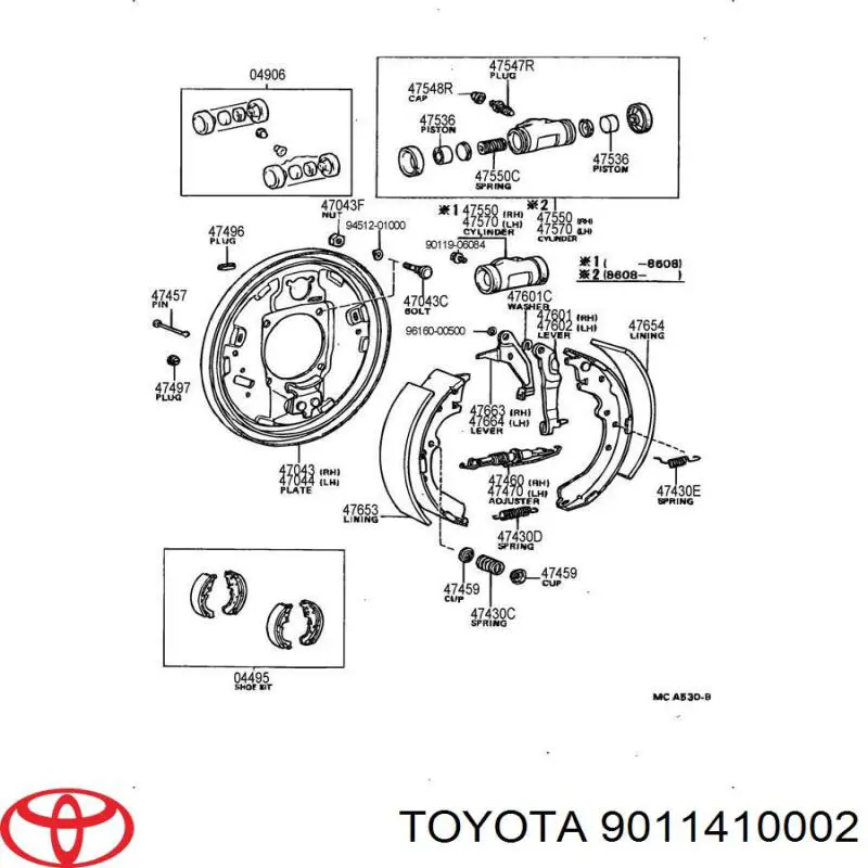 9011410002 Toyota 