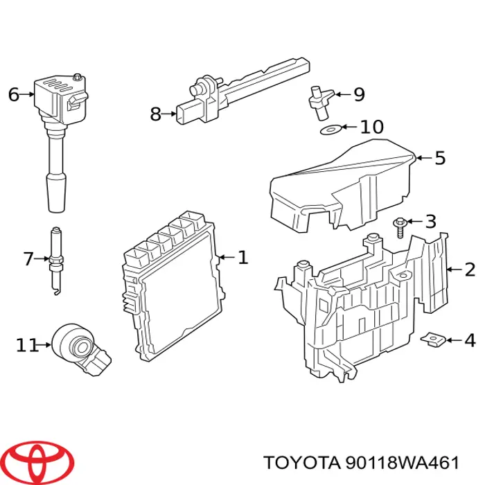 90118WA461 Toyota Свіча запалювання