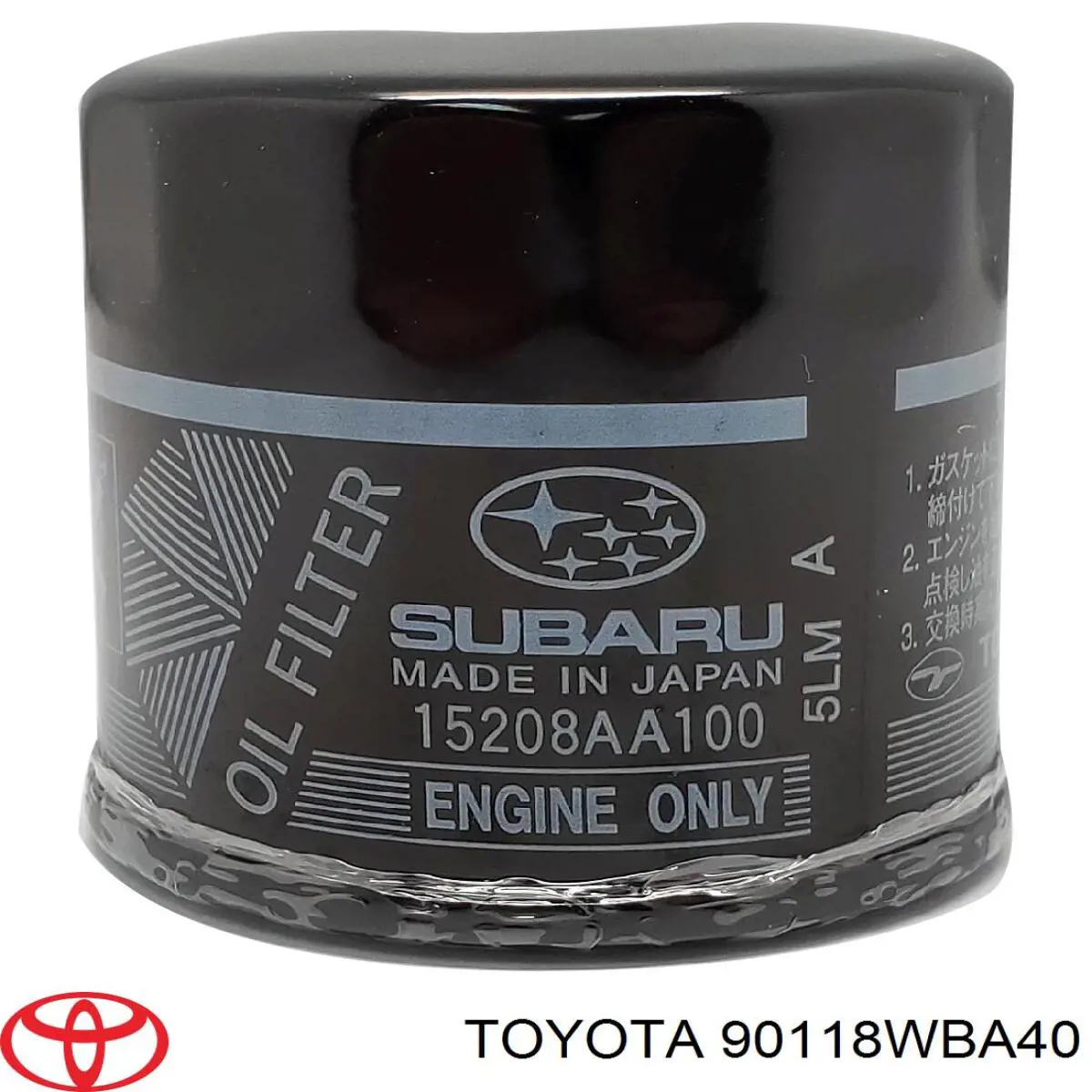 Масляний фільтр двигуна Toyota 90118WBA40 ціна, від 11.59 USD