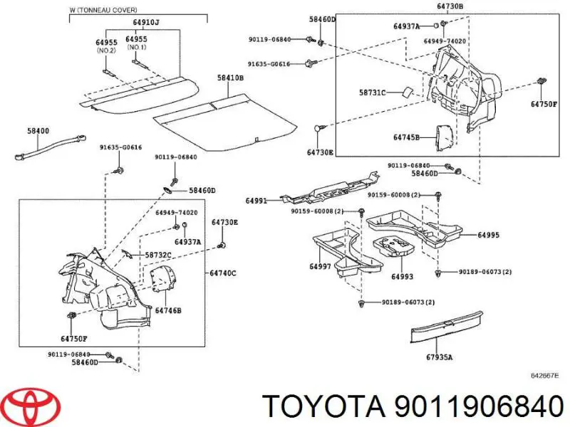  Toyota 9011906840 ціна, від 2.02 USD
