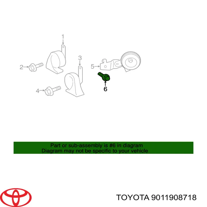  Toyota 9011908718 ціна, від 2.16 USD
