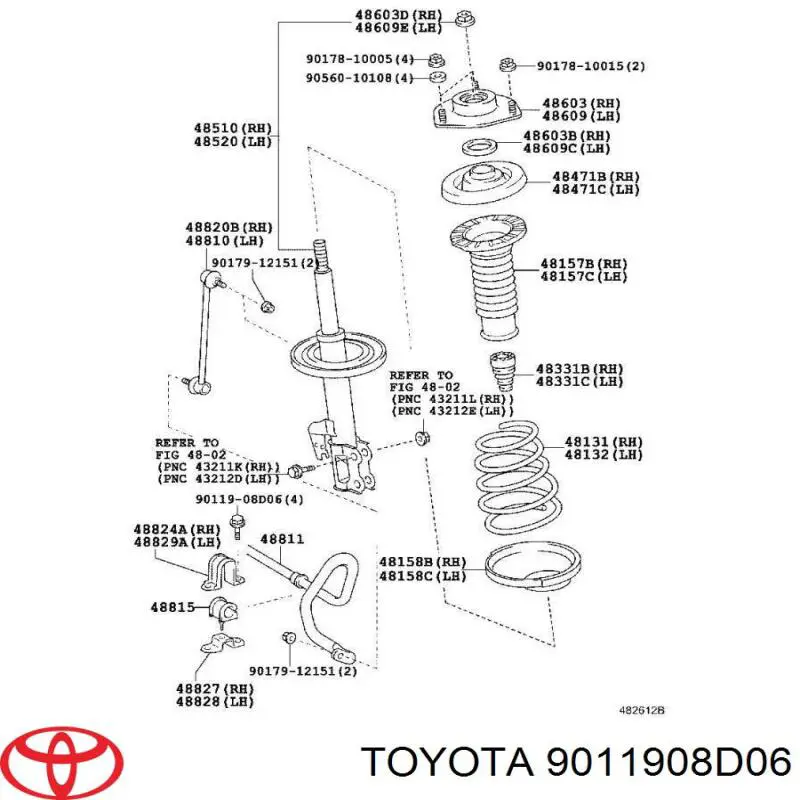 9011908D06 Toyota 