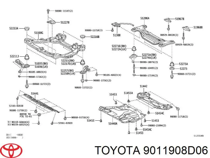  Toyota 9011908D06 ціна, від 3.08 USD