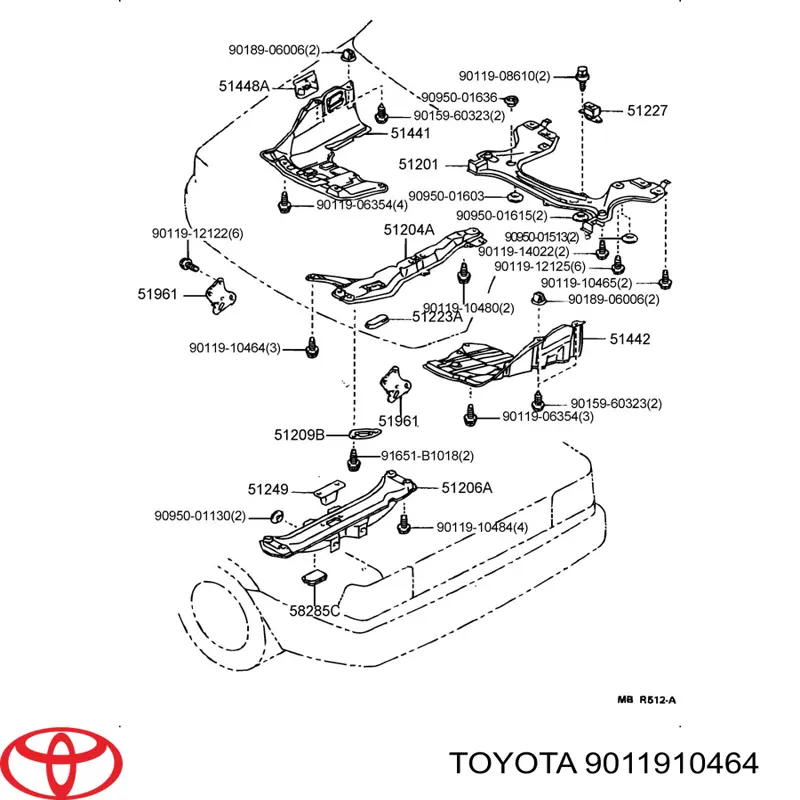  9011910464 Toyota