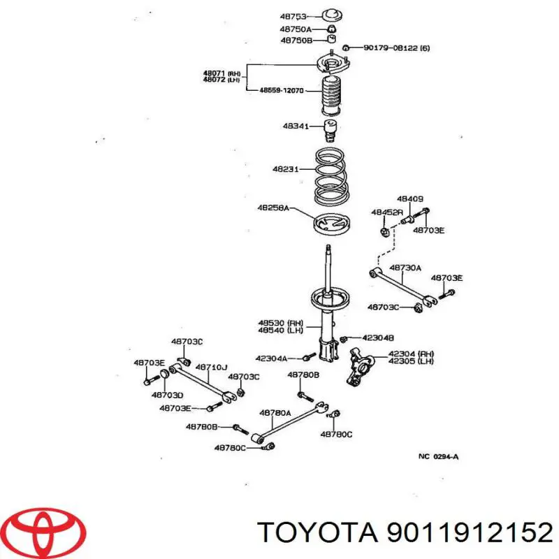  9011912152 Toyota