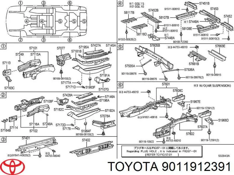  9011912391 Toyota