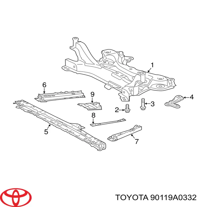  90119A0332 Toyota