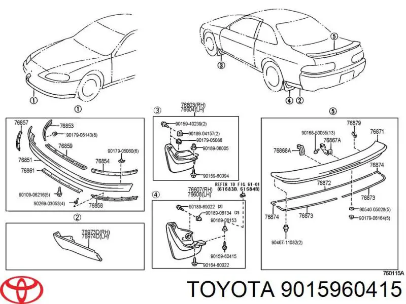  9015960415 Toyota