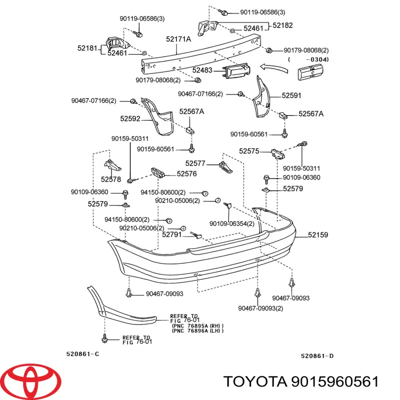 9015960561 Toyota 