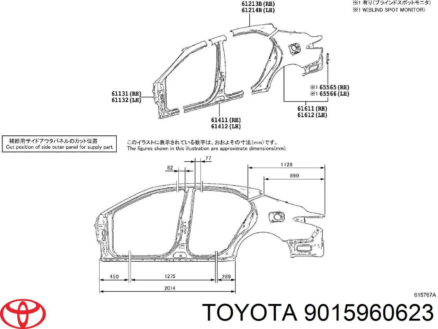 9015960623 Toyota 