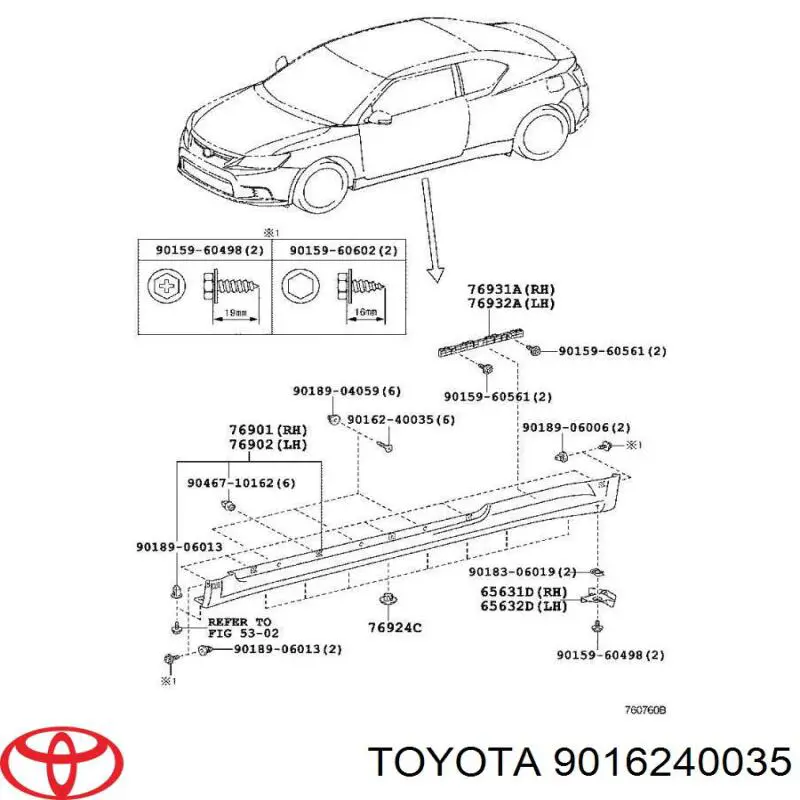  Toyota 9016240035 ціна, від 3.02 USD