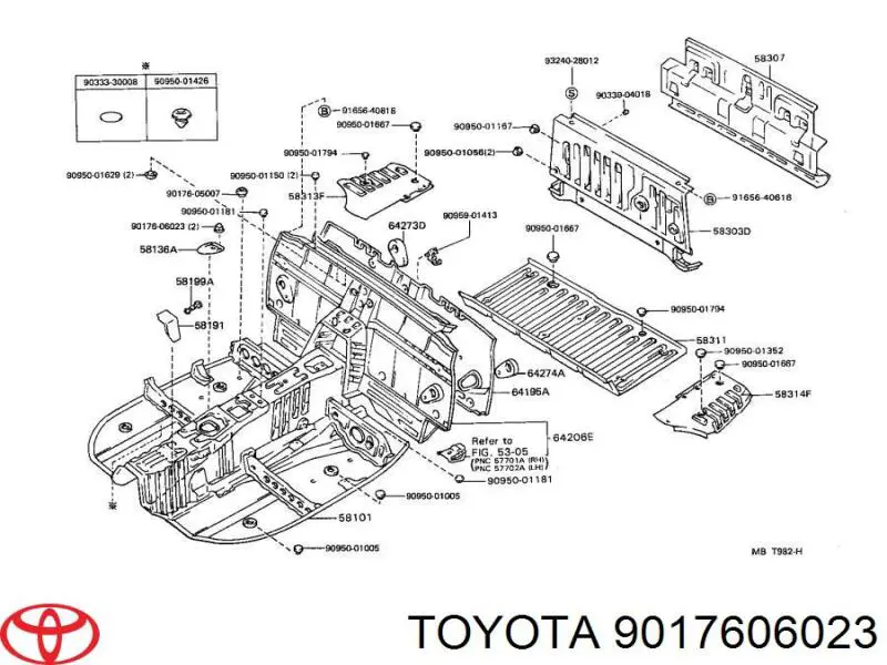 9017606023 Toyota 