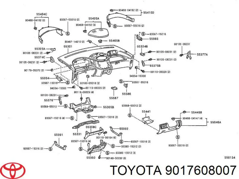  9017608007 Toyota