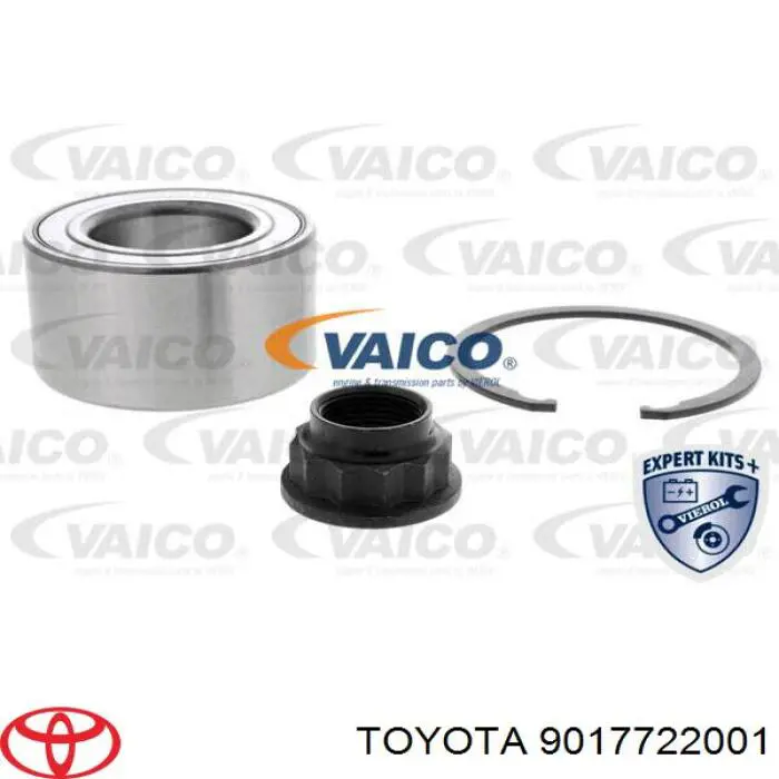 Гайка маточини передньої 9017722001 Toyota