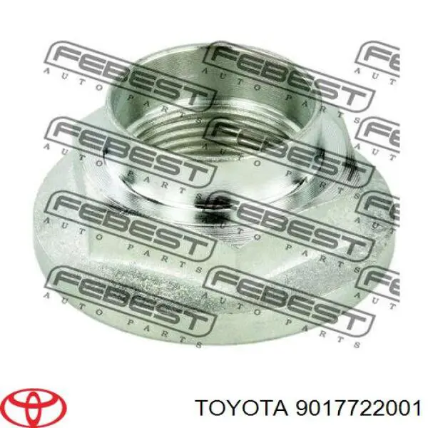 Гайка маточини передньої Toyota 9017722001