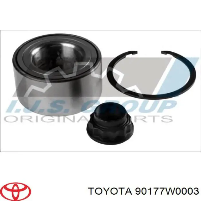 Гайка маточини передньої Toyota 90177W0003 ціна, від 3.16 USD