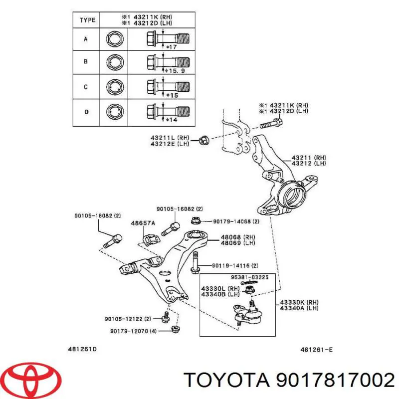  9017817002 Toyota