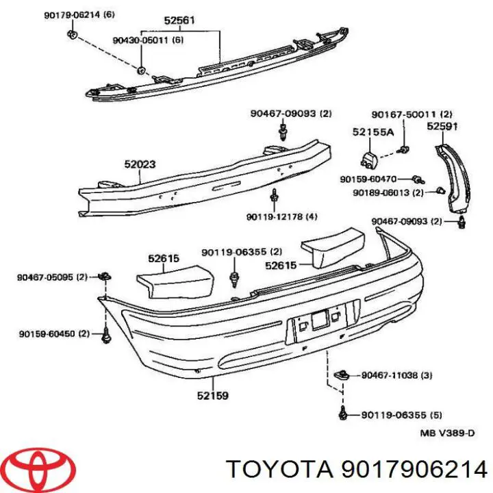  Toyota 9017906214 ціна, від 2.28 USD