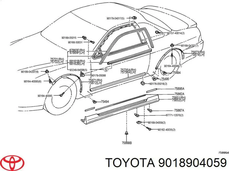  9018904059 Toyota