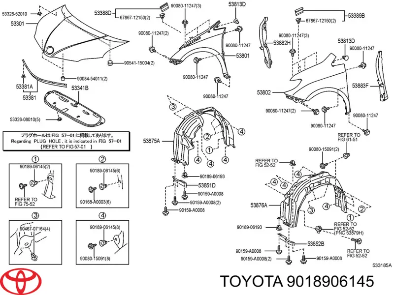 9018906145 Toyota 