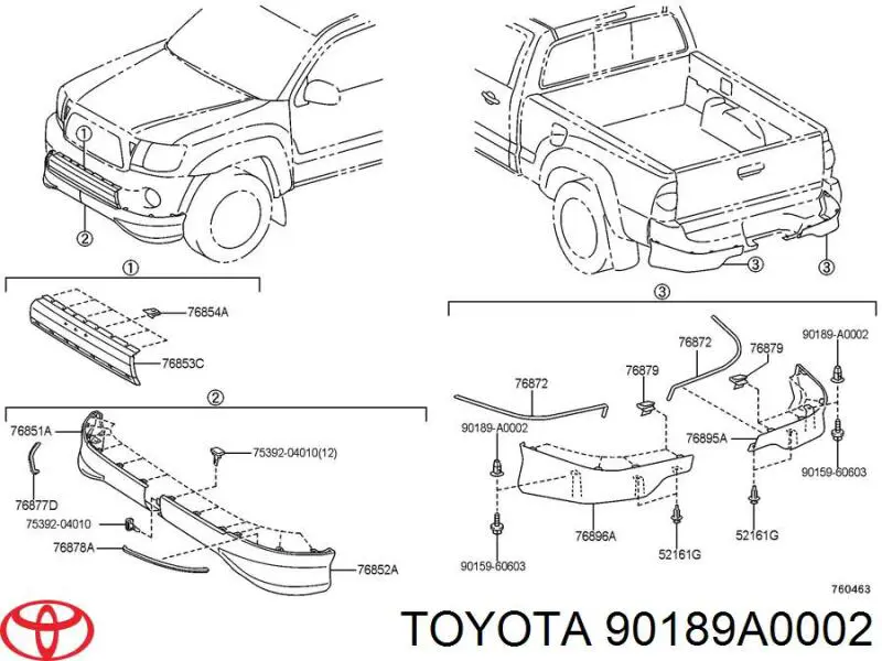 Купити 90189A0002 Toyota 