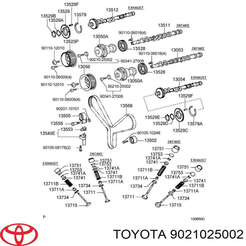  Toyota 9021025002 ціна, від 1.01 USD