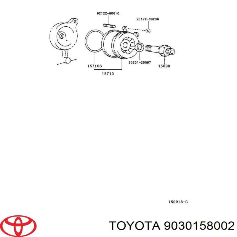 Купити 9030158002 Toyota 