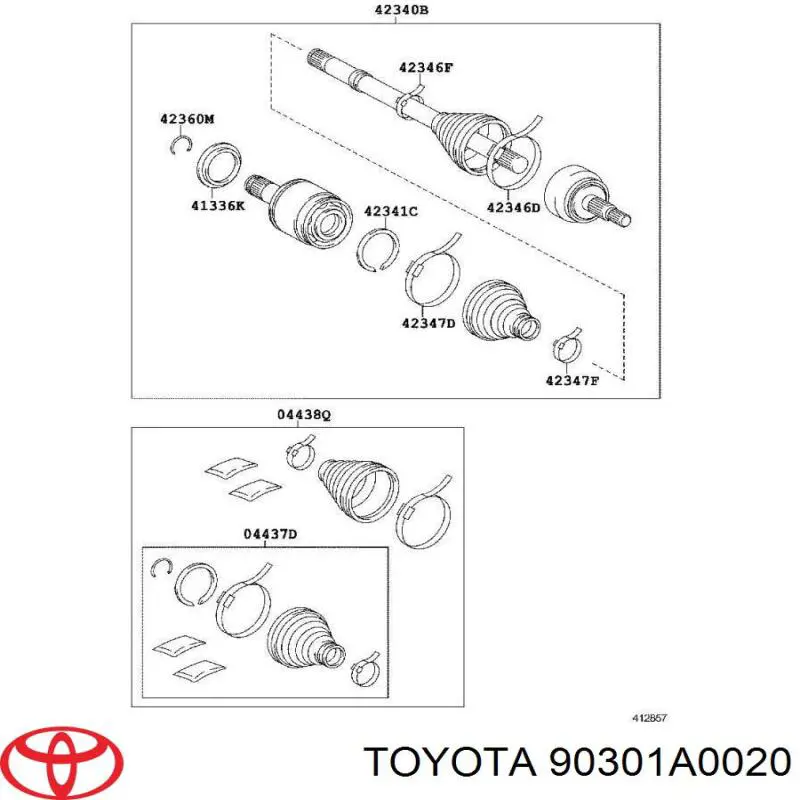  Toyota 90301A0020 ціна, від 5.07 USD