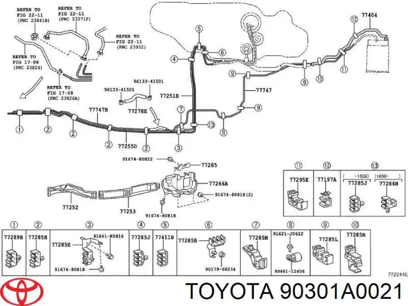 90301A0021 Toyota 