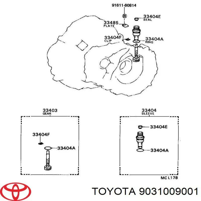  9031009001 Toyota