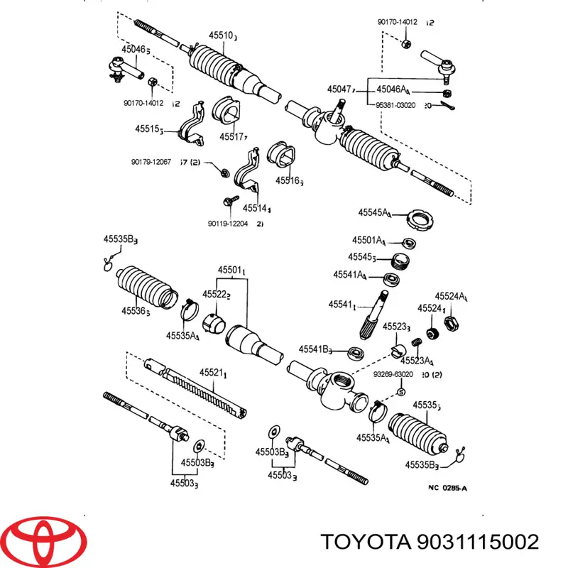  Toyota 9031115002 ціна, від 1.38 USD