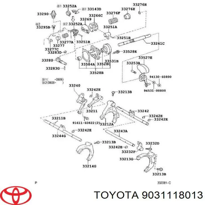 Сальник коробки передач Toyota 9031118013 ціна, від 3.01 USD