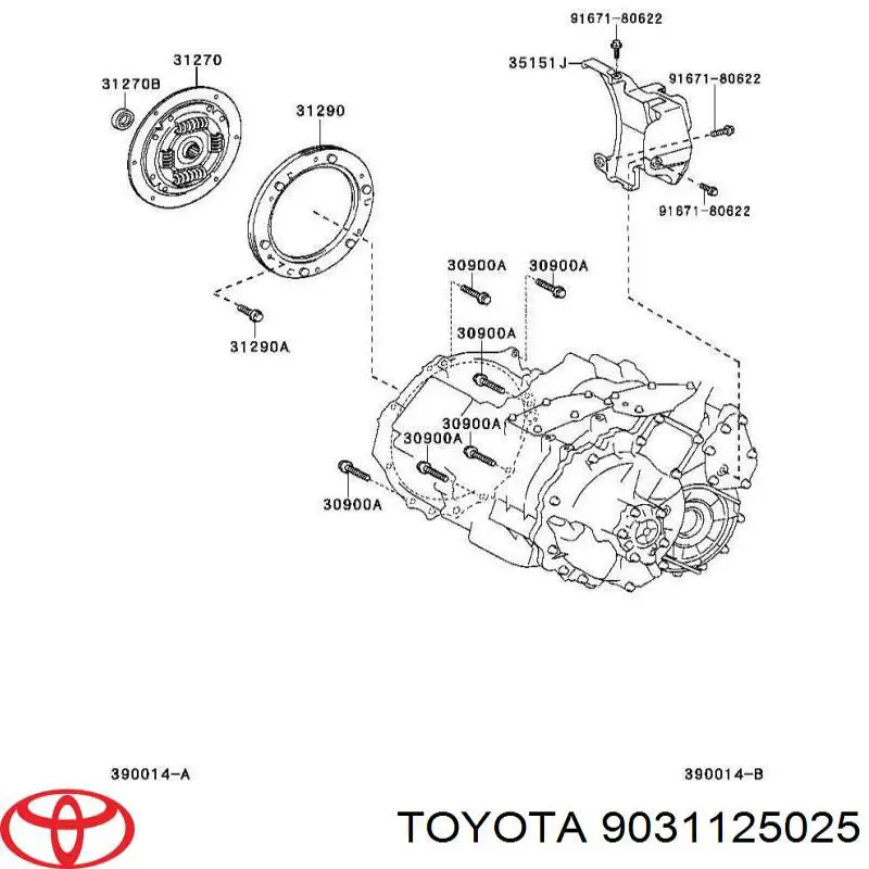  9031125025 Toyota