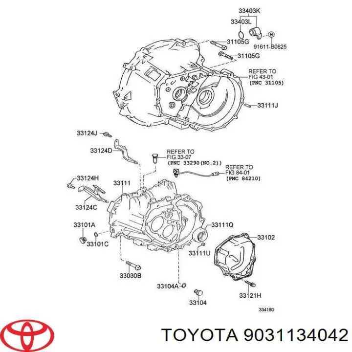 Купити 9031134042 Toyota Сальник піввісі переднього моста, лівої