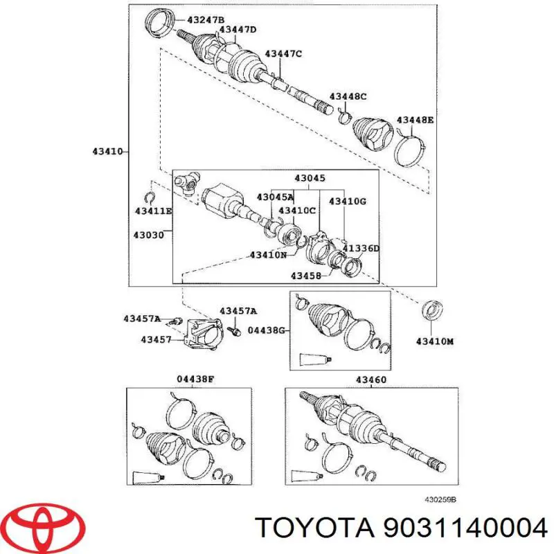  Toyota 9031140004 ціна, від 5.58 USD