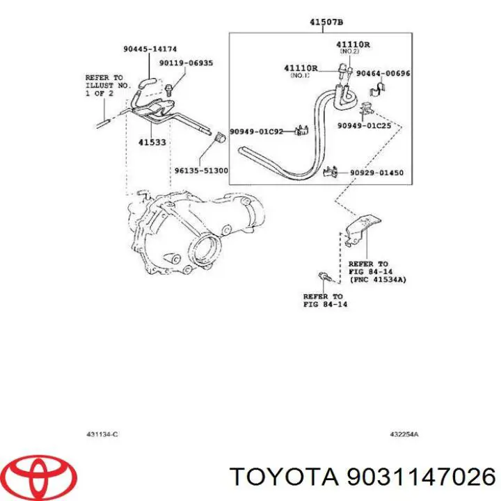 Сальник піввісі переднього моста, правою Toyota 9031147026 ціна, від 11.54 USD