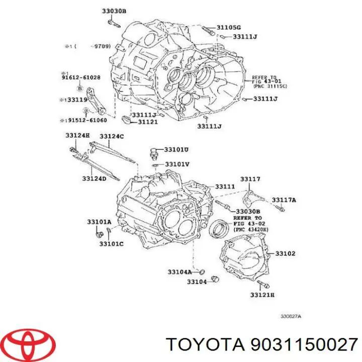 Сальник АКПП/КПП, вал-шестерні Toyota Camry (V2) (Тойота Камрі)