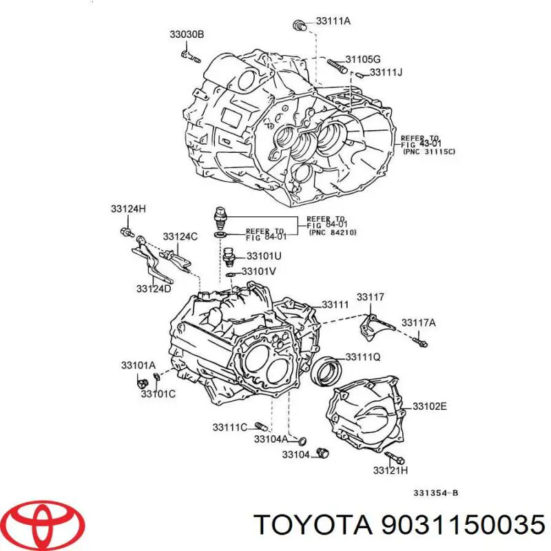 Сальник піввісі переднього моста, лівої Toyota 9031150035 ціна, від 5.95 USD