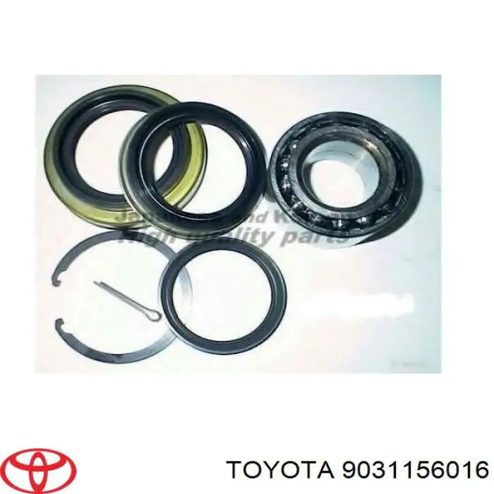 Сальник передньої маточини, внутрішній 9031156016 Toyota