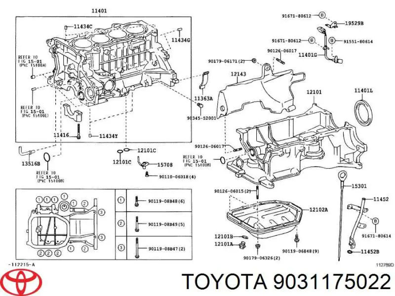 Сальник колінвала двигуна, задній Toyota 9031175022 ціна, від 16.86 USD