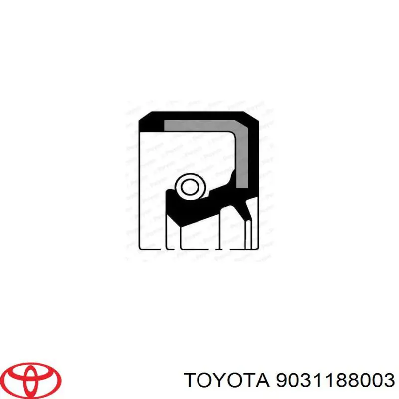 Купити 9031188003 Toyota Сальник колінвала задній