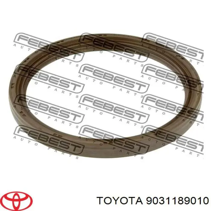 9031189010 Toyota Сальник коленвала корінний
