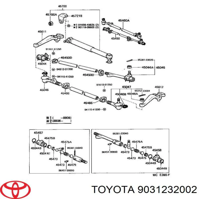  9031232002 Toyota