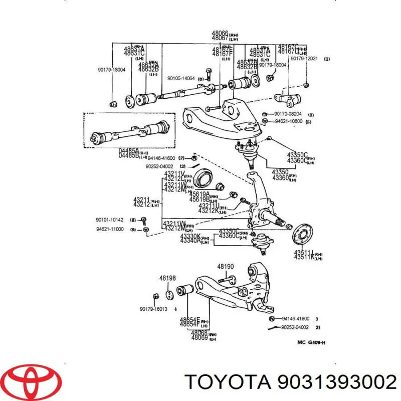 9031393002 Toyota 