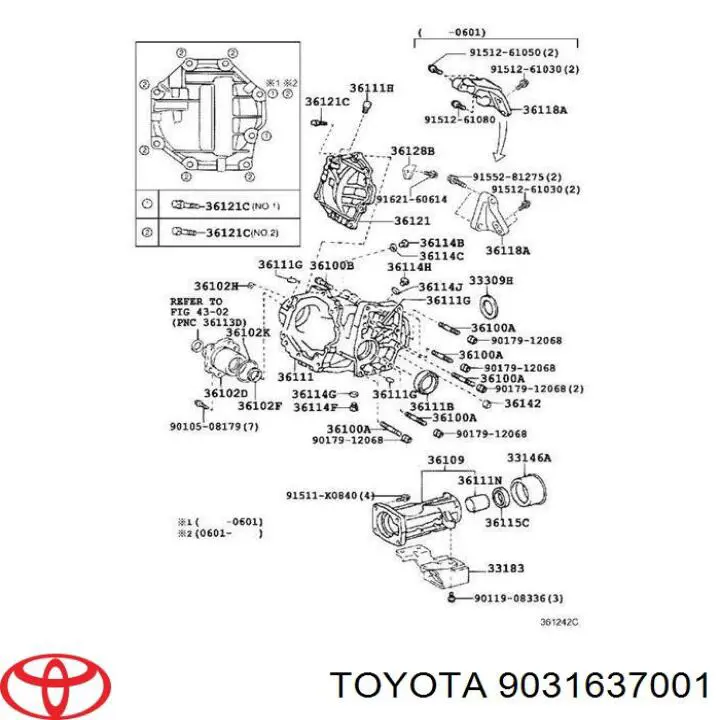 Сальник роздавальної коробки, передній вихідний Toyota 9031637001 ціна, від 11.86 USD