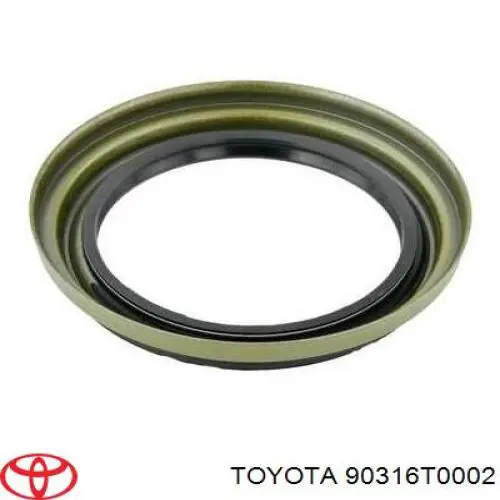 Сальник передньої маточини, зовнішній Toyota 90316T0002 ціна, від 16.66 USD